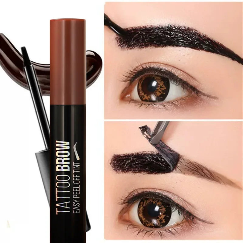 Tear-Away Eyebrow Tint Cream Long-Lasting Waterproof Flawless Application