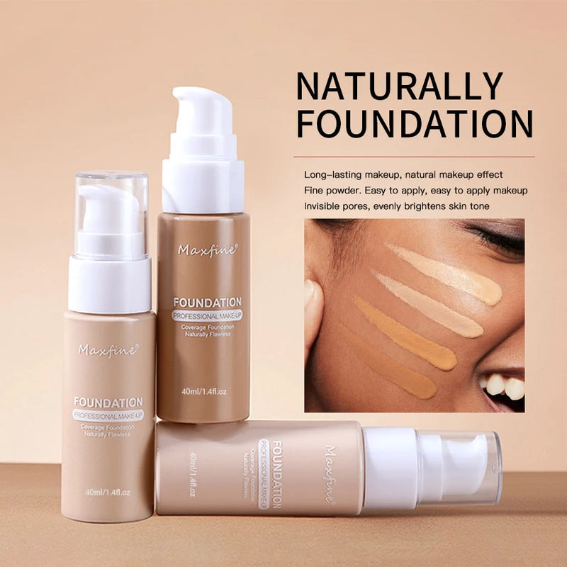 Liquid Foundation Makeup Face Concealer Waterproof Sweat-Resistant Cosmetics