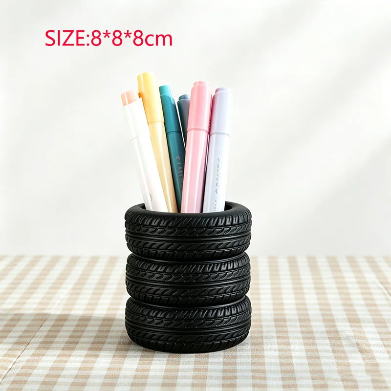 Multifunctional Cartoon Animal Pen Holder Storage Organizer for Desk and Vanity