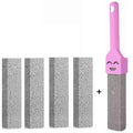 Pumice Stone Cleaning Stick for Toilet, Limescale & Rust Removal, Bathroom Tile & Sink Brush