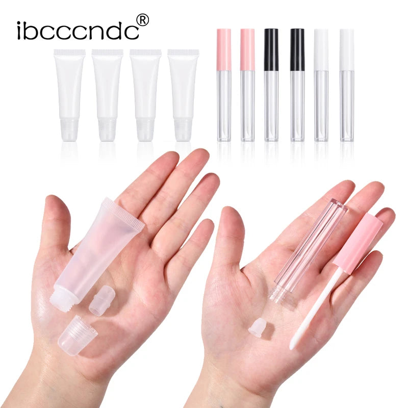 DIY Lip Gloss Making Kit - Natural, Vegan, Glitter & Tint Supplies for Creative Cosmetics