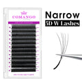 False Eyelash Extensions - Natural Soft Volume Fans with 3D/4D/5D W-Shaped Lashes