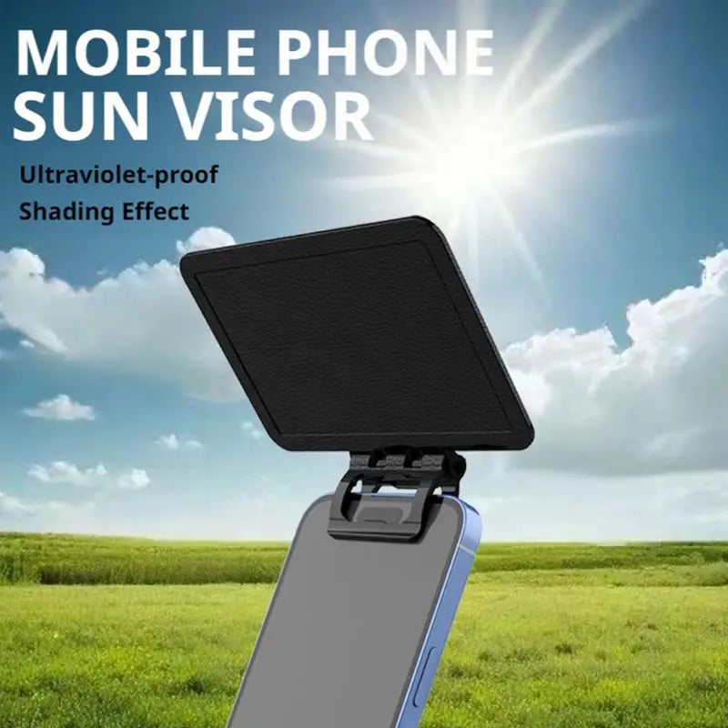 Adjustable Phone Sunshade Visor Clip for Outdoor Sun Protection