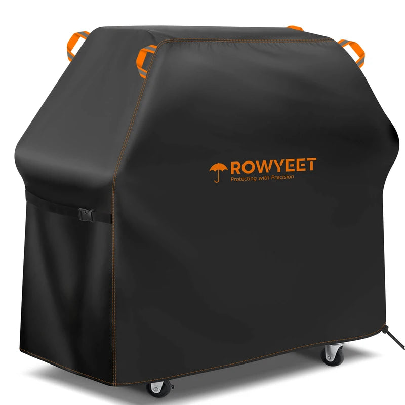 Waterproof Outdoor BBQ Grill Cover with Adjustable Hem for Weber Nexgrill and More