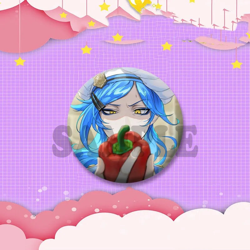 Anime Enamel Pins Set - Cartoon Character Badge Buttons for Backpack & Jewelry