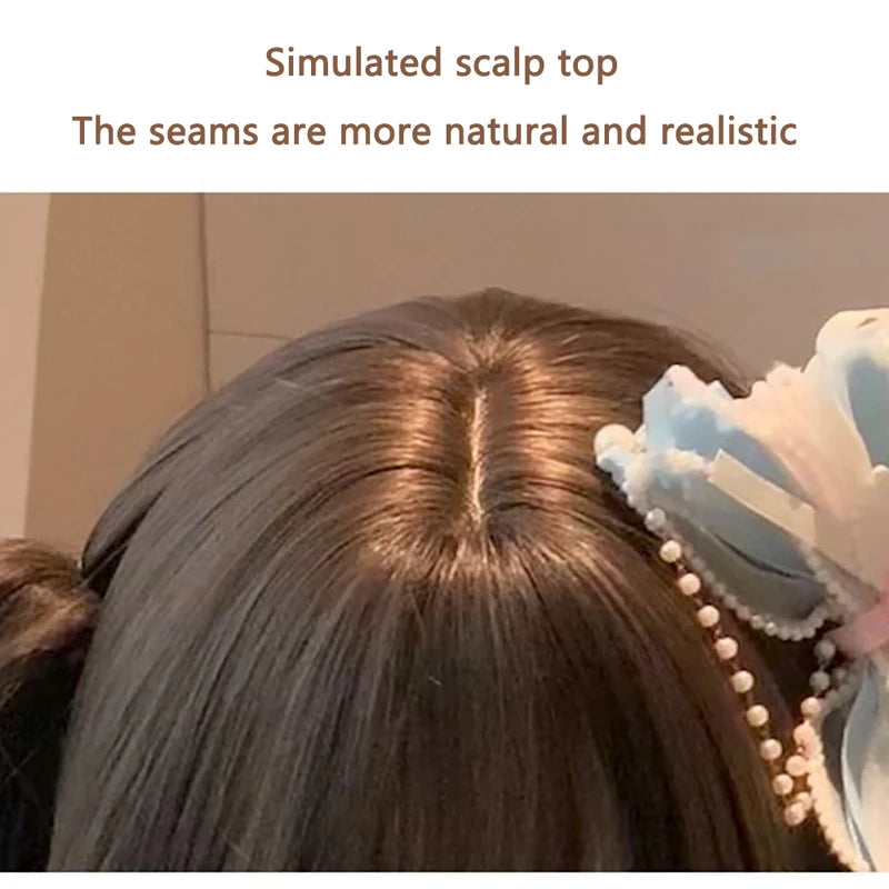 Detachable Double Ponytail Cosplay Wig for Women - Curly Synthetic Hair