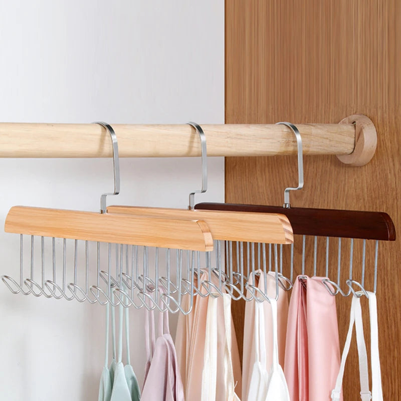 Multi-Functional Hook Hanger for Belts Ties Scarves & Accessories - Space Saving Wardrobe Organizer