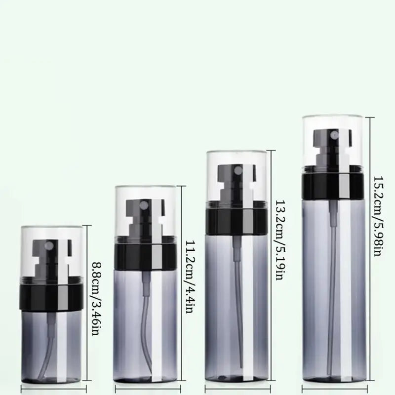 Refillable Travel Mist Spray Bottle for Skincare and Cleaning - 30ml-100ml