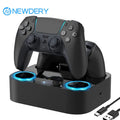 PS5 Controller Charger Station for DualSense & DualSense Edge - Fast Charging Dock with Cable