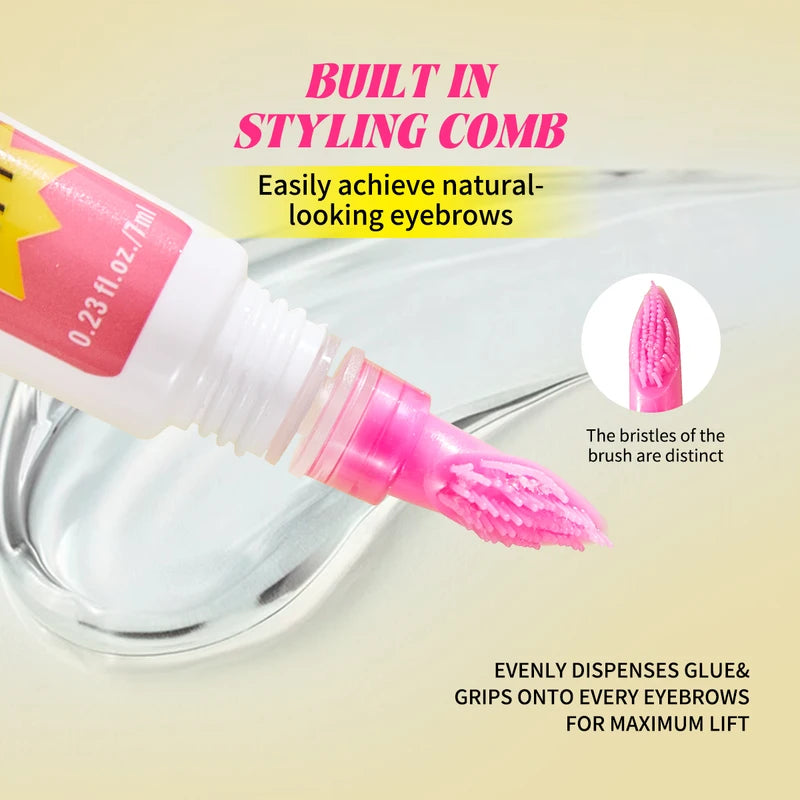 Waterproof Eyebrow Styling Gel - Long-Lasting, Fluffy, and Shaping Makeup