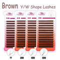 False Eyelashes W Shape Natural Soft Extensions for Makeup & Holiday Parties