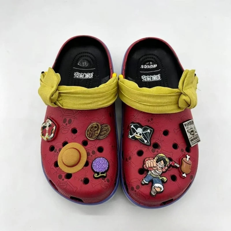 Anime Cartoon Outdoor Slippers for Men Women Non-Slip Beach & Travel Shoes
