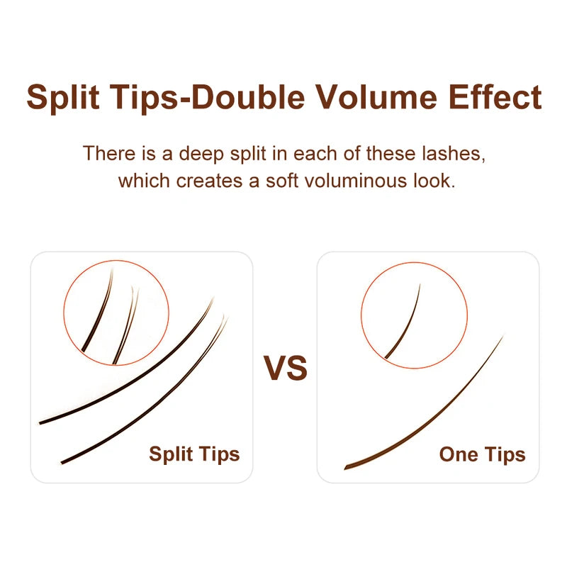 Ellipse Flat Eyelash Extensions - Soft, Lightweight Faux Lashes for Natural Look