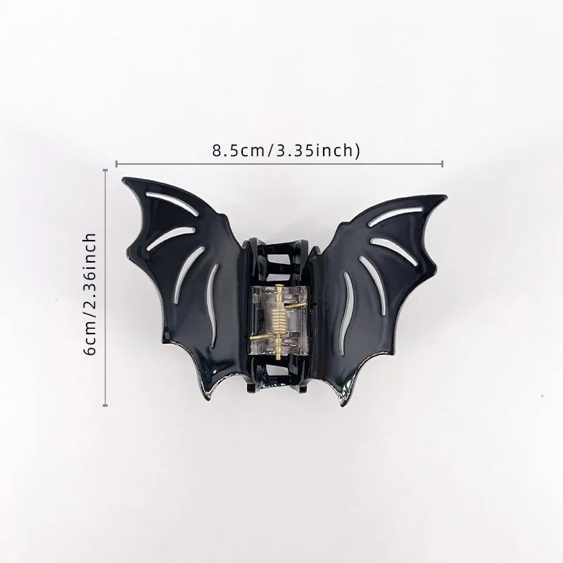 Bat-Shaped Halloween Hair Accessory for Women - Updo Festival Hair Grab