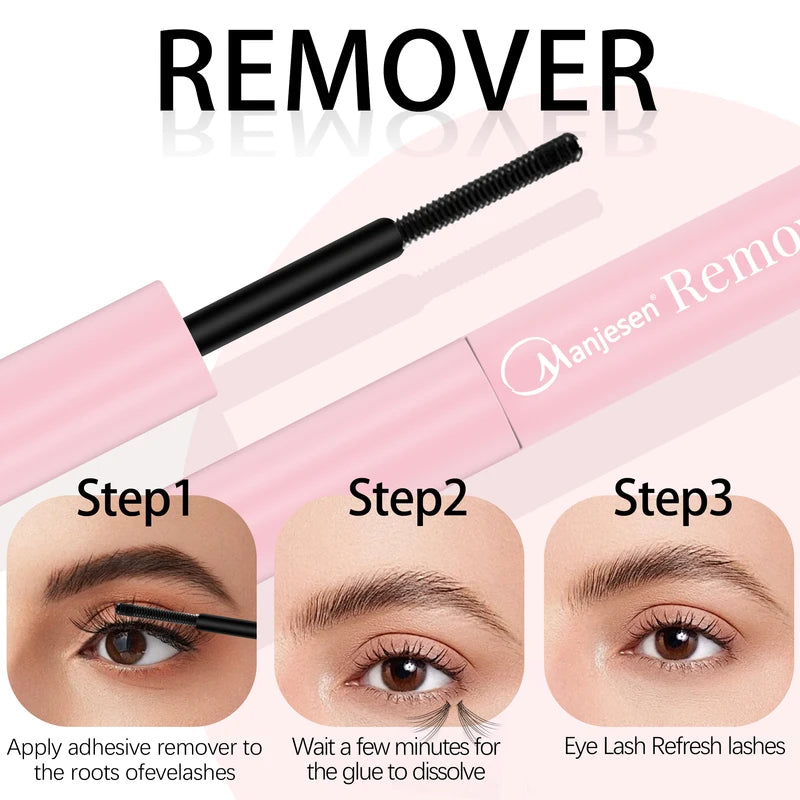 False Eyelash Extension Kit with Lash Glue, Seal & Tweezers - All Colors