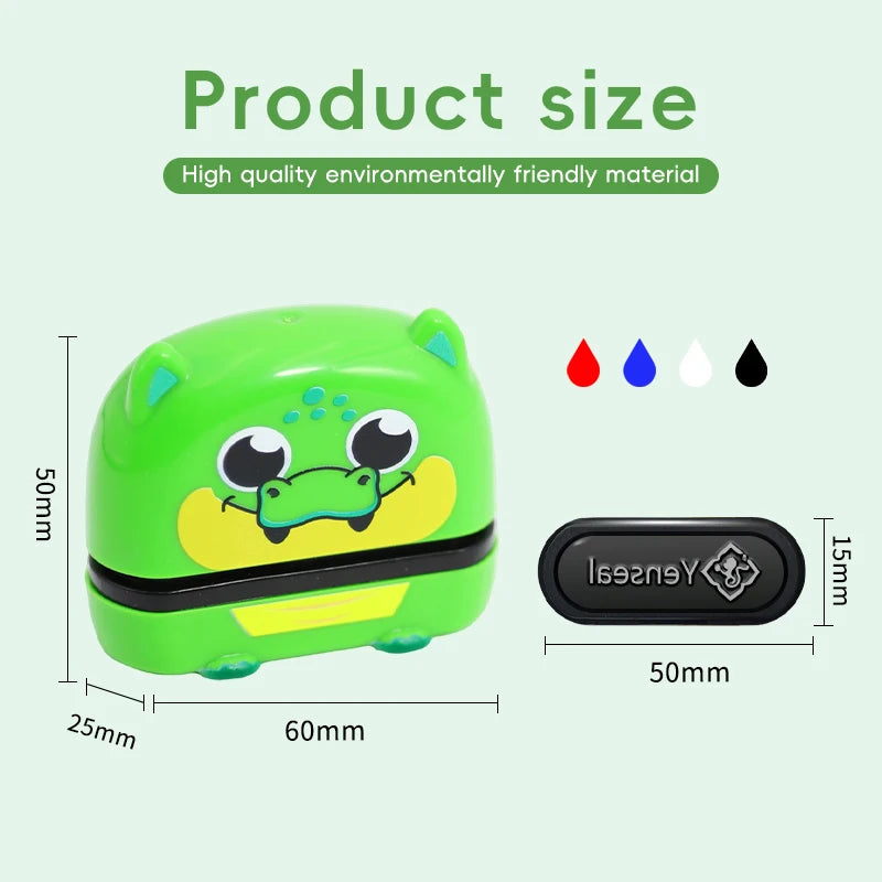 Customized Name Stamp for Kids and Babies Waterproof Non-Fading Personal Seal