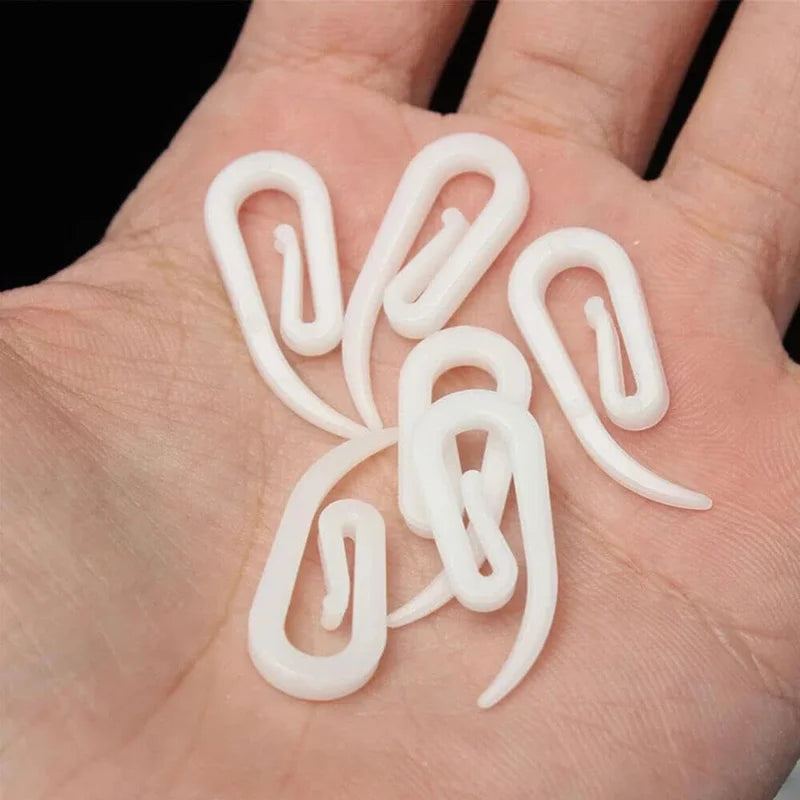 50-200PCS Curtain Hanging Hooks Ring for Window Drape Accessories
