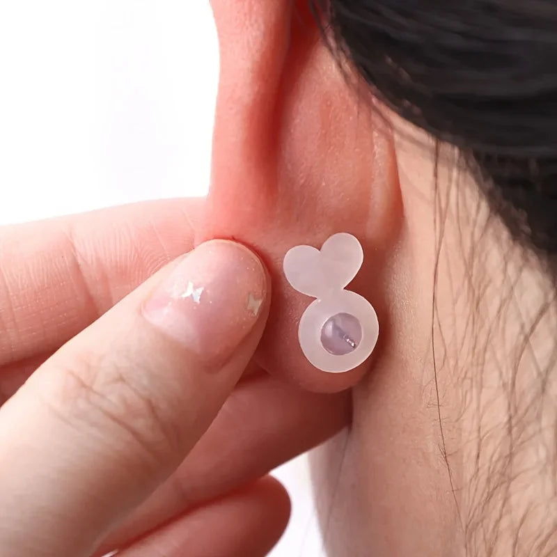 Large Earring Backings and Ear Lifters Acrylic Stopper for Jewelry Safety