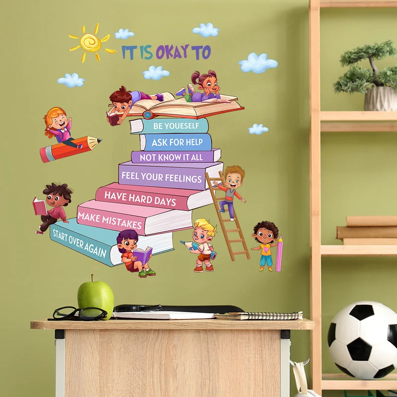 Learn To Give Me Free Wall Stickers for Living Room and Bedroom Decor
