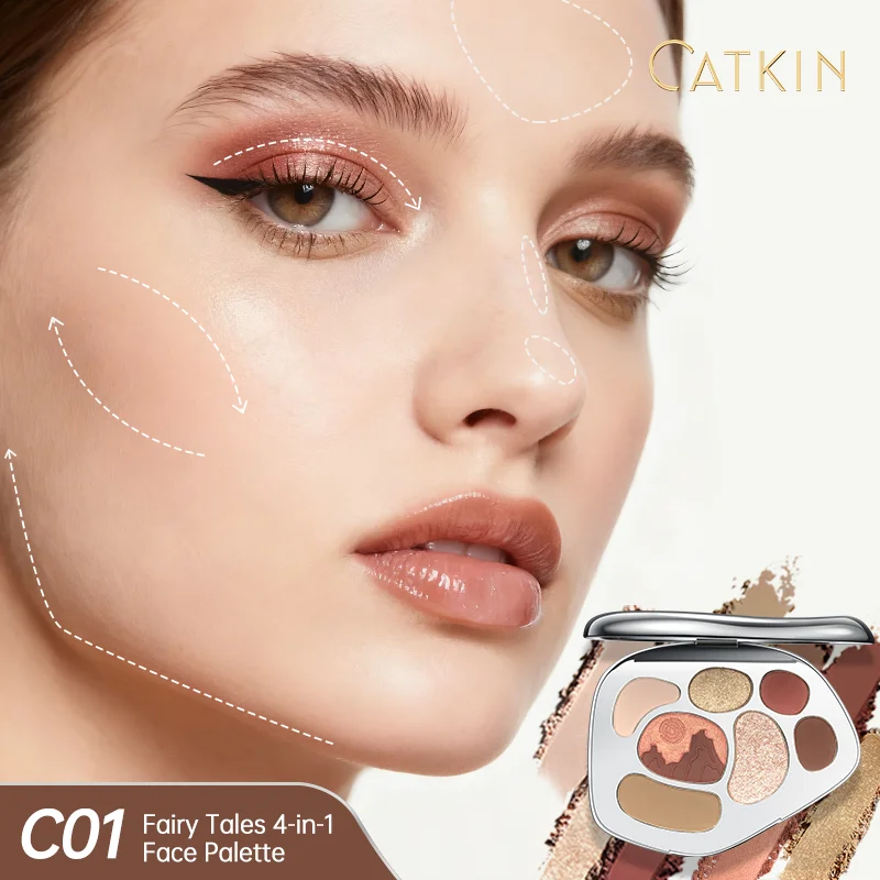 Full Face Makeup Palette with Eyeshadow Blush Highlighter & Contour Shades