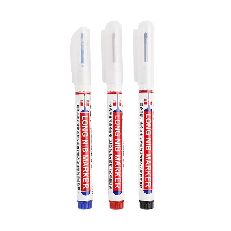Waterproof Permanent Paint Markers - Oily Liquid Ink for Wood, Glass, Metal, Leather, Plastic