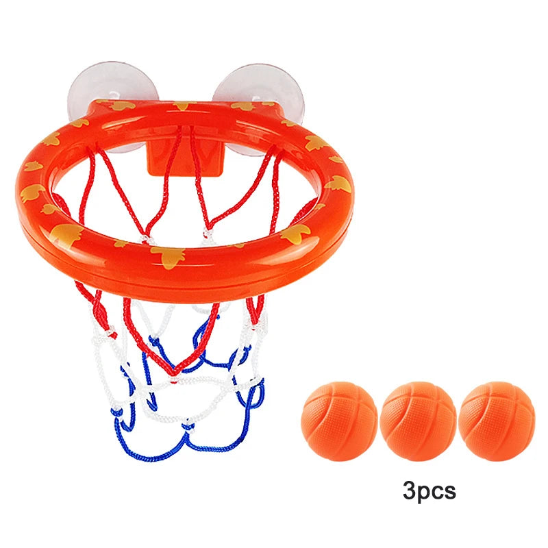 Baby Bath Toy Shooting Basket Set with 3 Balls Water Play Water Game Toy for Kids