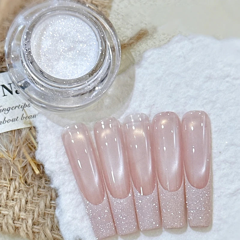 Reflective Nail Glitter Powder - Sparkling Diamond Dust for Nail Art, 0.3g