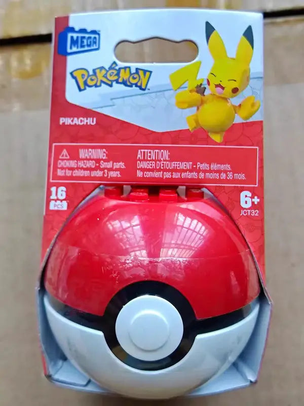 Pokemon Ball Building Blocks Toy Set with Pikachu Vulpix Eevee Minun Bulbasaur