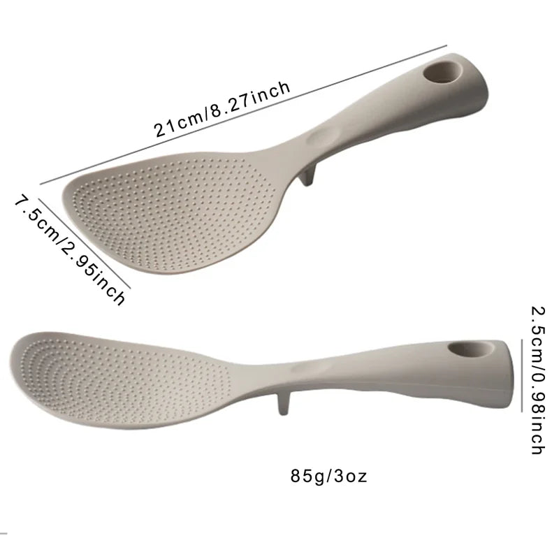 Silicone Cooking Spoon Non-Stick Anti-Scalding Kitchen Utensil High-Temperature Resistant