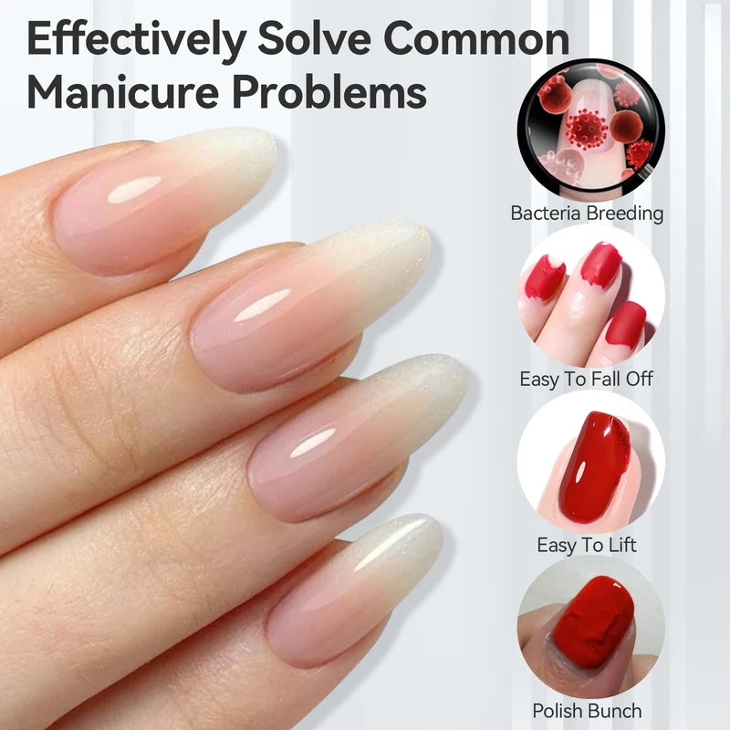 Nail Prep Dehydrator & Primer Kit - Acid-Free Base Coat for Acrylic & Gel Nails