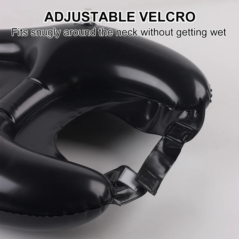 Inflatable Shampoo Pillow - Portable Neck Support Cushion for Hair Washing, Elderly & Bedridden Care
