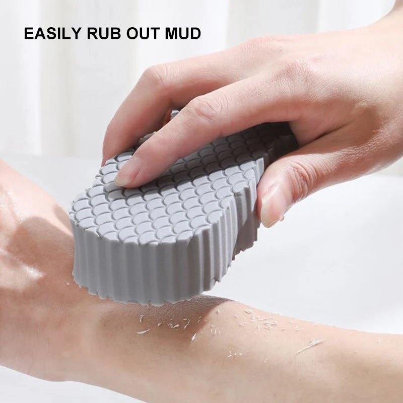 Exfoliating Bath Sponge for Kids and Adults - 3D Magic Body Peeling & Massager