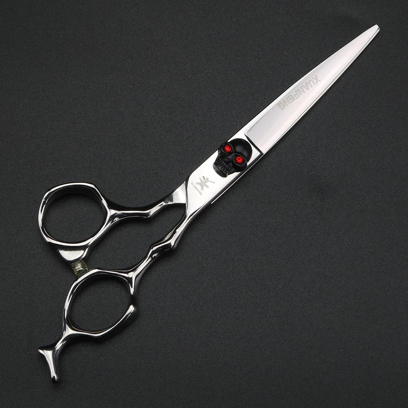 Professional 6-Inch Hair Cutting & Thinning Scissors - Japanese 440C Steel, Multiple Colors