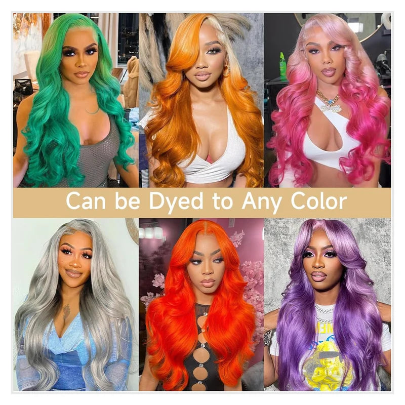 High Density Blonde Lace Front Wigs with Body Wave Human Hair 13x4 13x6