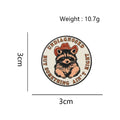 Funny Raccoon Enamel Lapel Pin Undiagnosed Brooch Cute Trash Panda Badge Jewelry