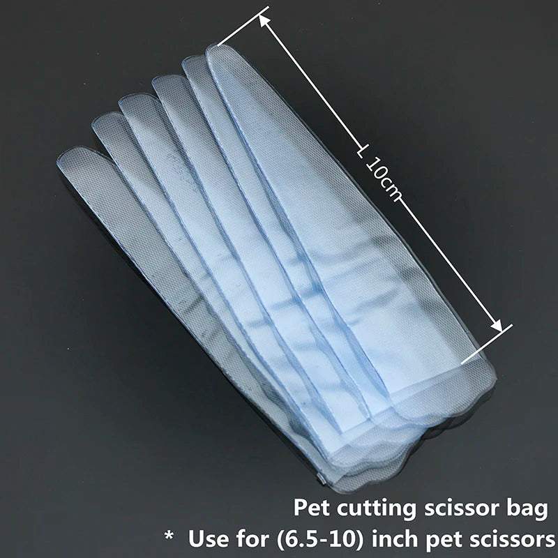 Hair Scissor Head Protectors Set - 100pcs PVC Covers for 6-10 Inch Hair & Pet Scissors