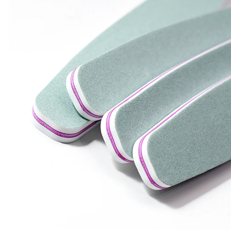 Double-Sided Nail Buffing Blocks Set - Polishing and Sanding Sponges for Manicure Pedicure