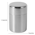 Stainless Steel Tea Canister Set with Lid - Food Storage Containers for Tea Coffee Sugar