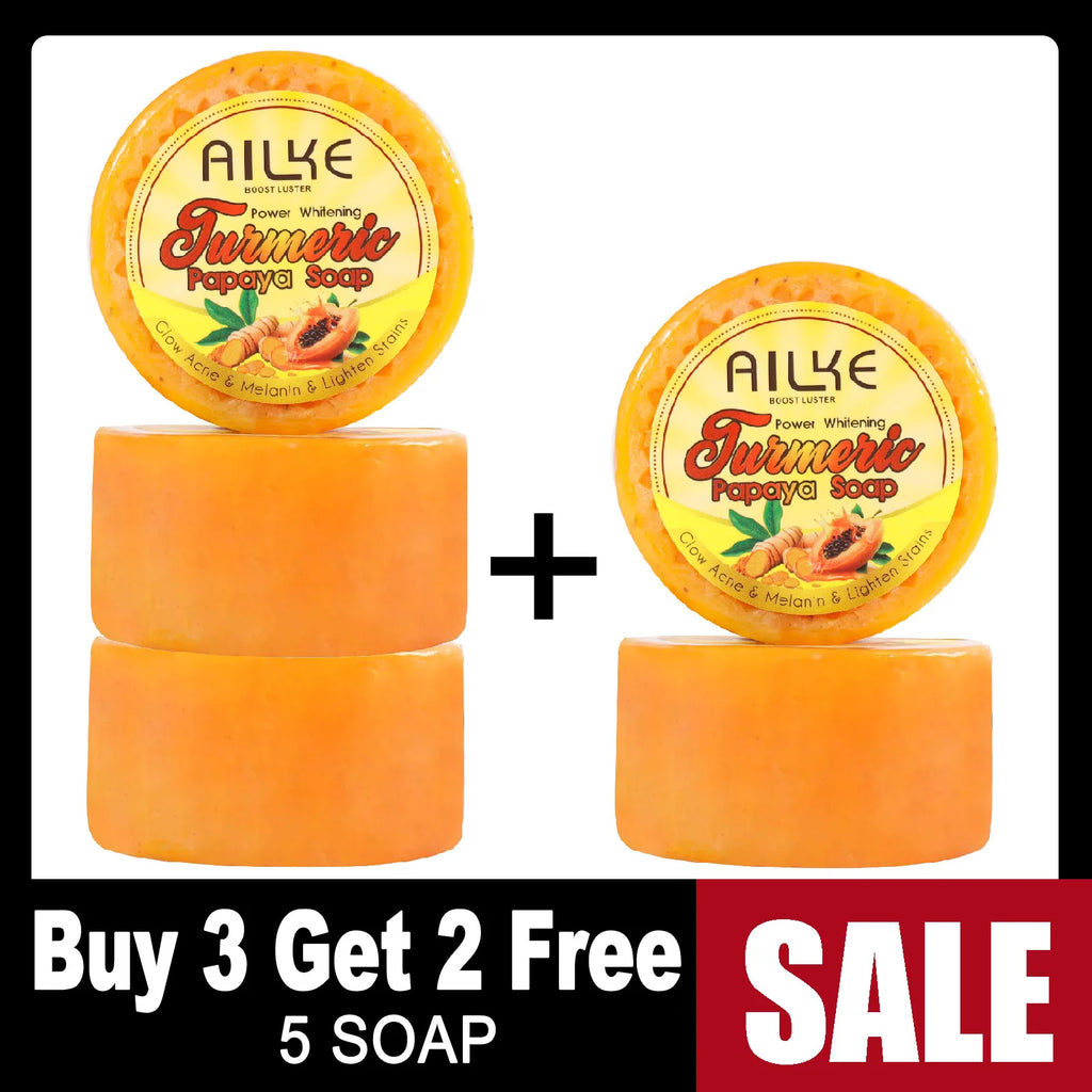 Lightening Soap Bar for Women with Turmeric Papaya Carrot 200g - Brightening & Dark Spot Removal
