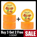 Lightening Soap Bar for Women with Turmeric Papaya Carrot 200g - Brightening & Dark Spot Removal