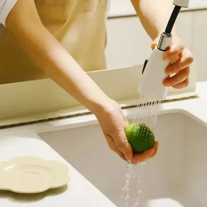 Silicone Sink Baffle Splash Guard with Suction Cups - Water & Oil-Proof Kitchen Organizer