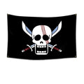 Anime One Piece Skull Flag Wall Hanging Banner Bedroom Decor Kids Party Gift