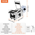 Semi-Automatic Round Bottle Labeling Machine 20-50 Pcs/Min Electric Applicator