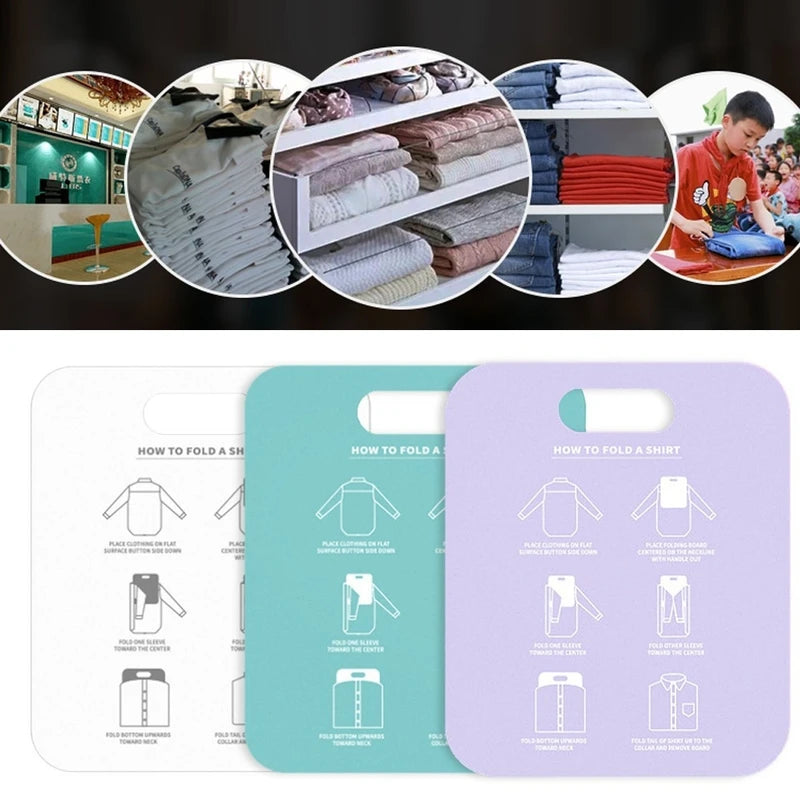 Kids Clothes Folding Board 68cm/48cm Laundry Organizer Neat Storage Tool