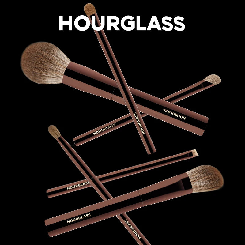Makeup Brush Set 10 Pcs - Eyeshadow, Concealer, Face & Grooming Brushes