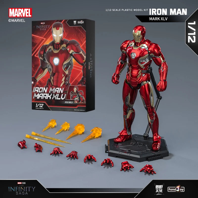 1/12 Scale Action Figure Building Block Toy - Iron Man Tony Stark Legend Collection