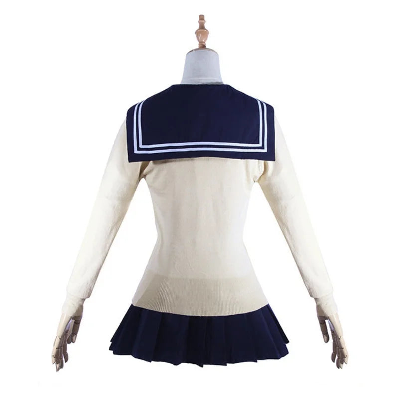 Anime Himiko Toga Cosplay Costume with Wig for Halloween Role Play