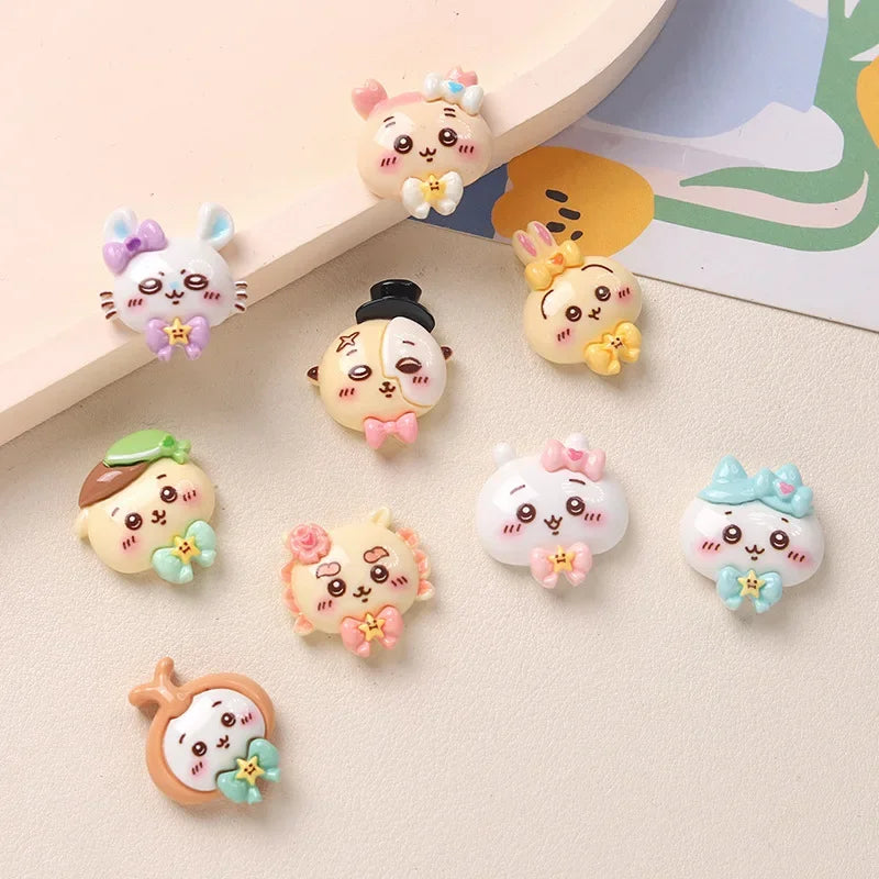 Cartoon Resin Hairpin Phone Case Shoe Buckle Accessories - Handmade USAKI Design