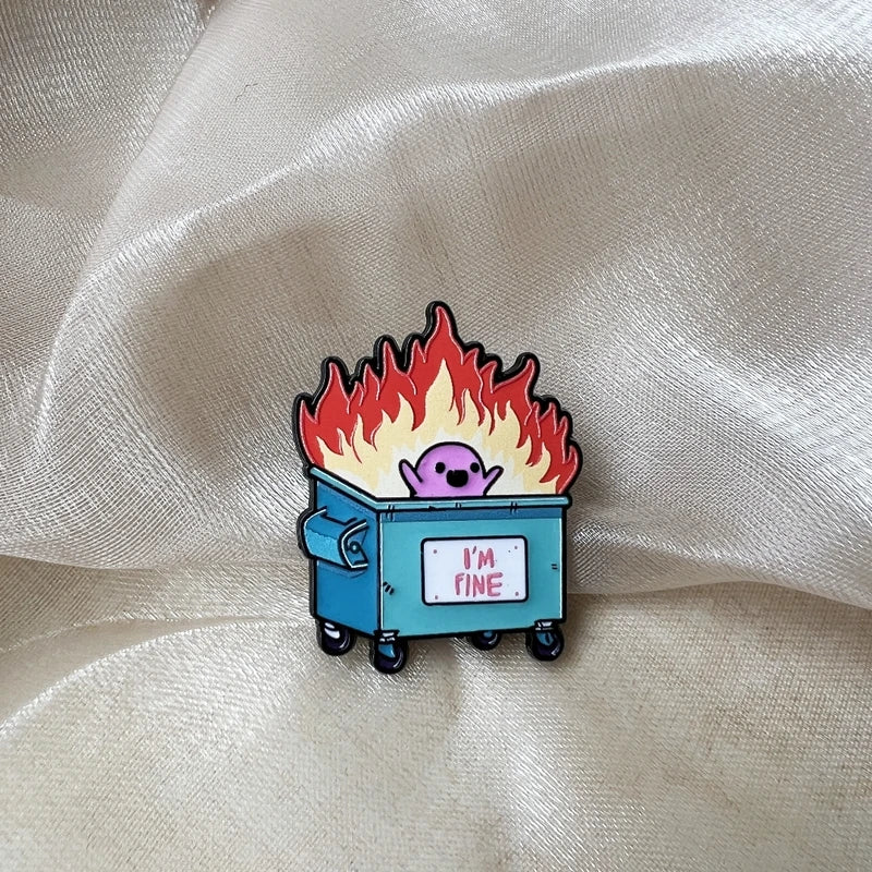 Funny Halloween Enamel Pin
