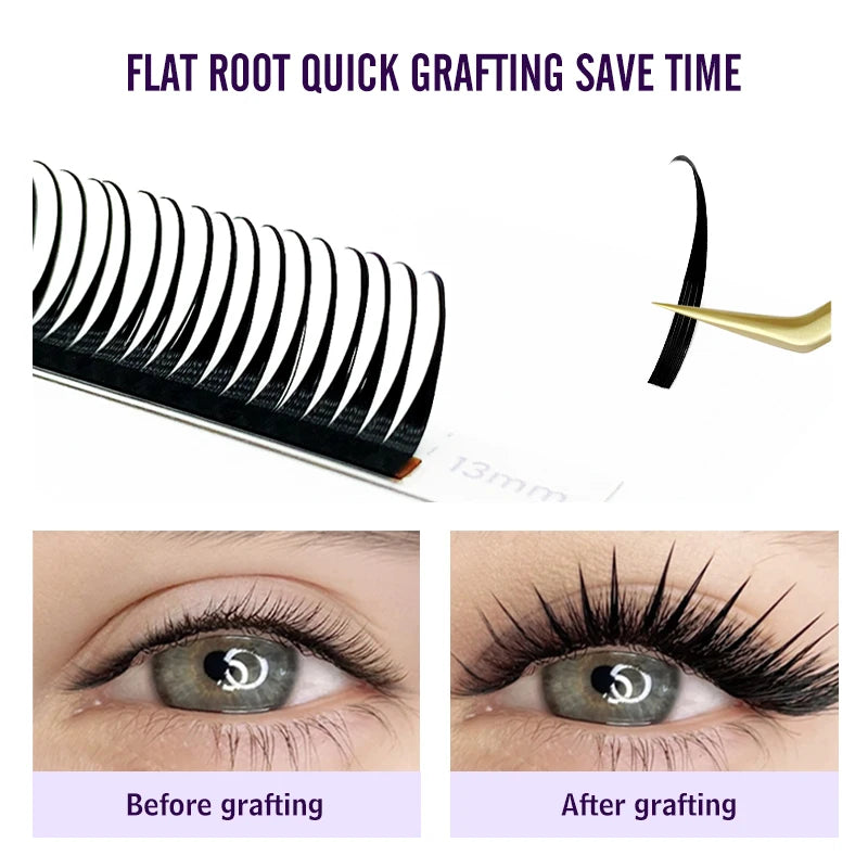False Eyelash Extensions Mink Spikes Wispy Natural Makeup Lashes - All Variants